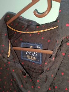 Men's Dotted Short Sleeve Shirt
