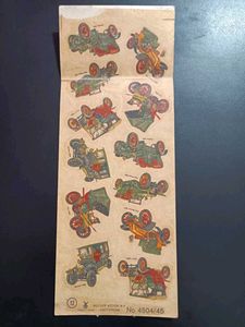 Vintage Car Sticker Sheet