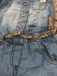Cute Denim Jumpsuit for Girls