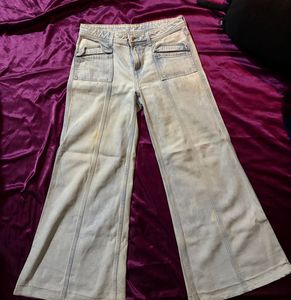 Light Wash Wide Leg Jeans