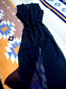 Black Front Cut Kurti🌺