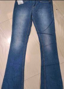 SALE FOR 24 HOURS Women Blue Bootcut Jeans