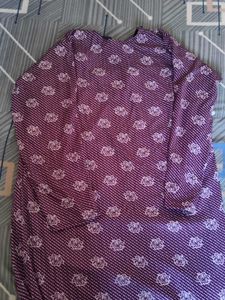Floral Print Maxi Nightgown