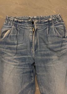 Vintage Elastic Waist Jeans