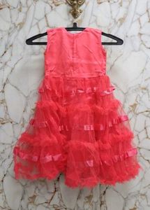 Aarika Girls Silk A-Line Dress