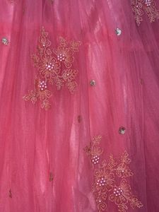 Sea Green And Peach Designer Lehanga