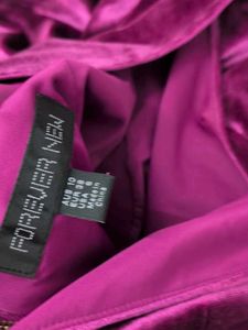 Velvet A-Line Mini Dress