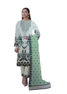 PAKISTANI SemistitchedSuit Embroidered Sequin Work