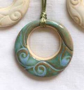 Boho Clay Necklace