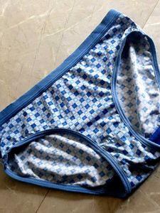 Comfy Blue Diamond Print Panties