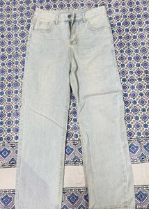 Light Wash Wide Leg Jeans