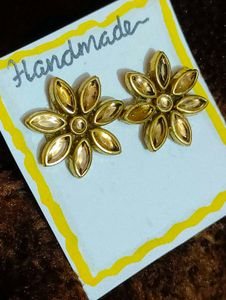 Handmade Kundan  Earrings