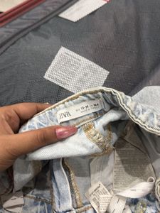 Light Wash Denim Shorts