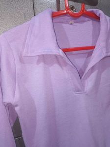 Lavender Long Sleeve Top