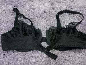 Black Lace Bra