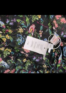 URBANIC - Floral Wrap Midi Dress