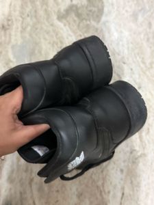 Black High-Top Sneakers