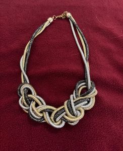Boho Chic Twisted Statement Necklace