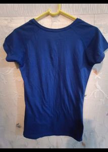 Blue Crew Neck T-Shirt