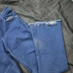 Blue Flare Jeans / denim bootcut y2k
