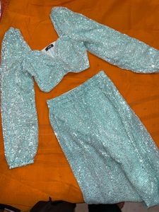 Sparkly Blue Co-ord Set