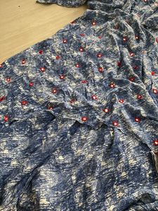Blue Printed Kurta