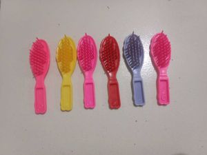 Barbie Doll Hair Brushes - Lot of 6