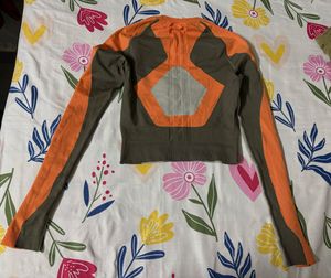 Adidas Long Sleeve Athletic Crop Top