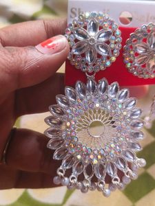festive specal big round shape earrings