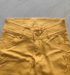 Yellow Denim Jeans