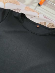 Two-Tone Fit &amp; Flare Dress with Belt