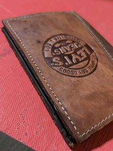 CAT Leather Wallet For Unisex