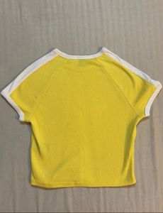 Yellow Printed T-Shirt