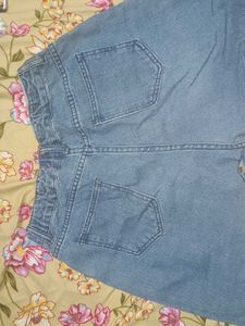WIDE LEG DENIM JEANS