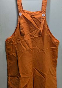 Orange Overall Jumpsuit M size