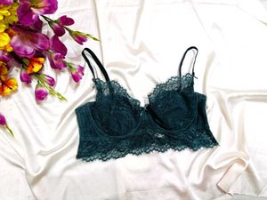 🇳🇿💫🎀Emerald Green Lace Bra