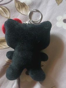 Cute Black Hello Kitty Keychain