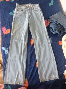 zara straight fit jeans