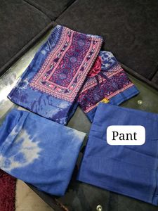 Beautiful Blue Floral Kurta Set
