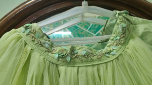Designer Light Green Lehenga Choli