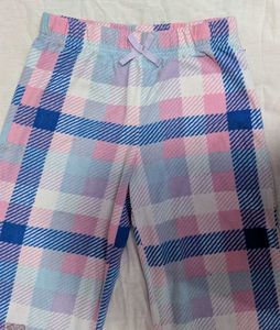 pair of plaid lounge or pajama pants