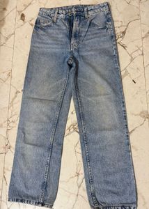 H&amp;M Light Wash vintage straight Leg Jea