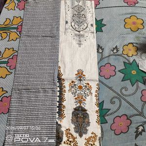 new unstiched Elegant Printed Kurta Set