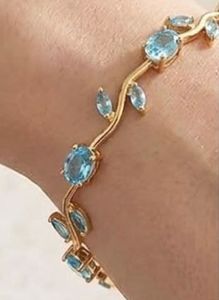 Anti tarnish tulip bracelet