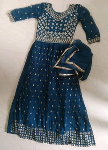 Ethnic Gown + Dupatta