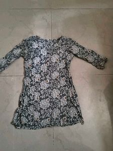 Floral Print Kurta