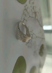 Pure Silver Ring For Men's