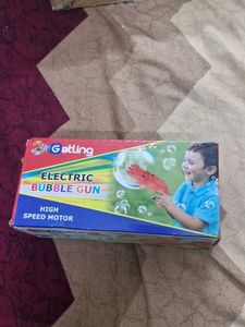 Electric Gatling Bubble Gun