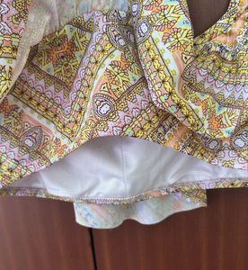 Victoria’s secret Patterned Off-Shoulder Crop Top