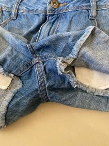 Classic Blue Denim Shorts